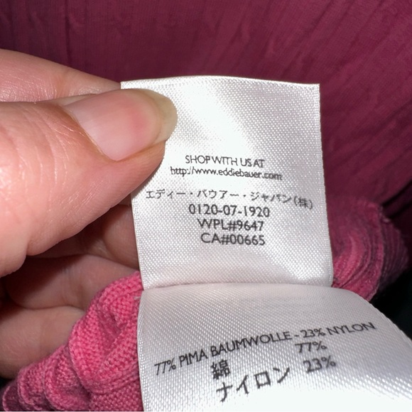 Eddie Bauer Pink Cardigan Sweater - Picture 6 of 6